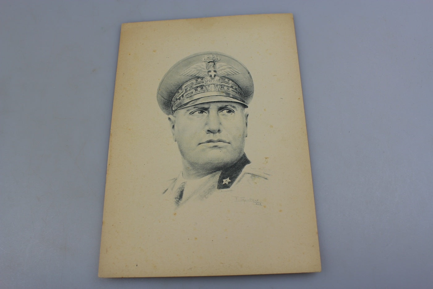 Cartolina Benito Mussolini