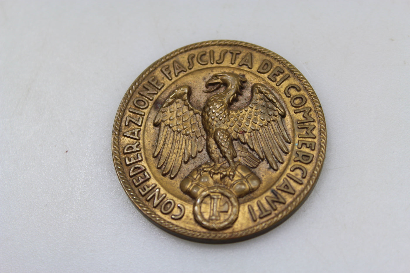 Medaglia non portativa dell'Unione Provinciale Fascista dei Commercianti di Mantova