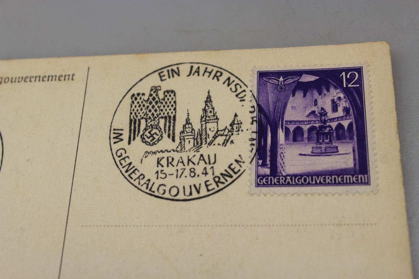 Cartolina postale Tag der NSDAP in Generalgovernement 15-17 Agosto 1941, foto 4