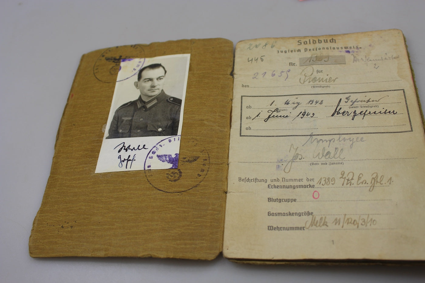 Soldbuch Heer WW2