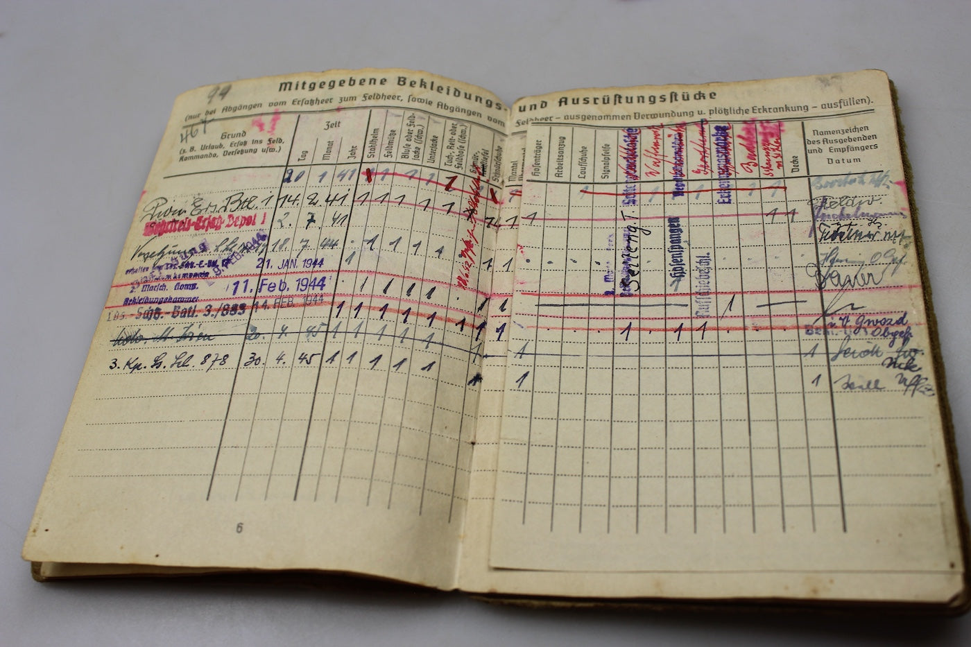 Soldbuch Heer WW2