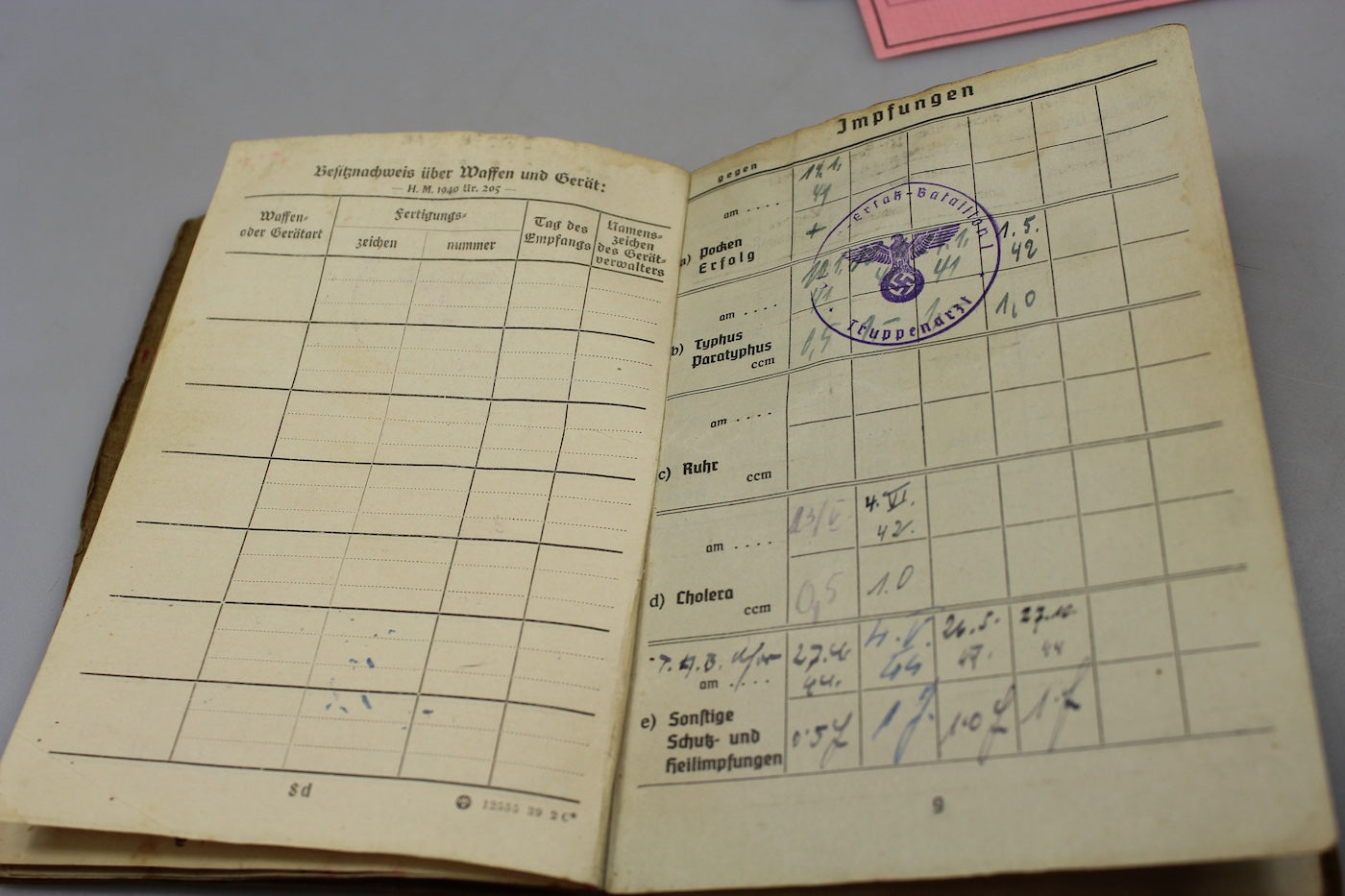 Soldbuch Heer WW2, foto 8