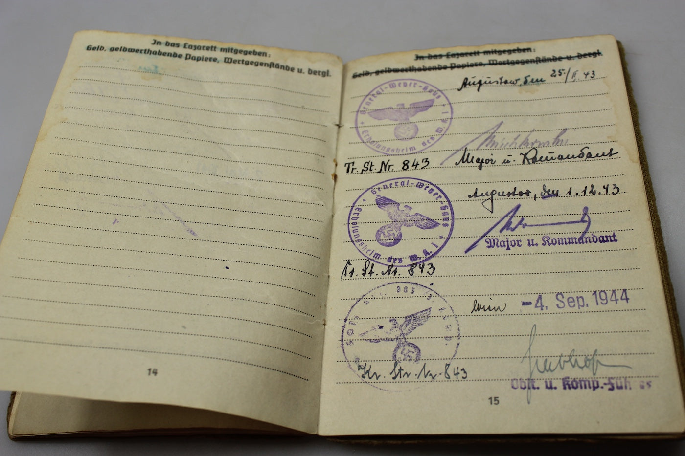 Soldbuch Heer WW2