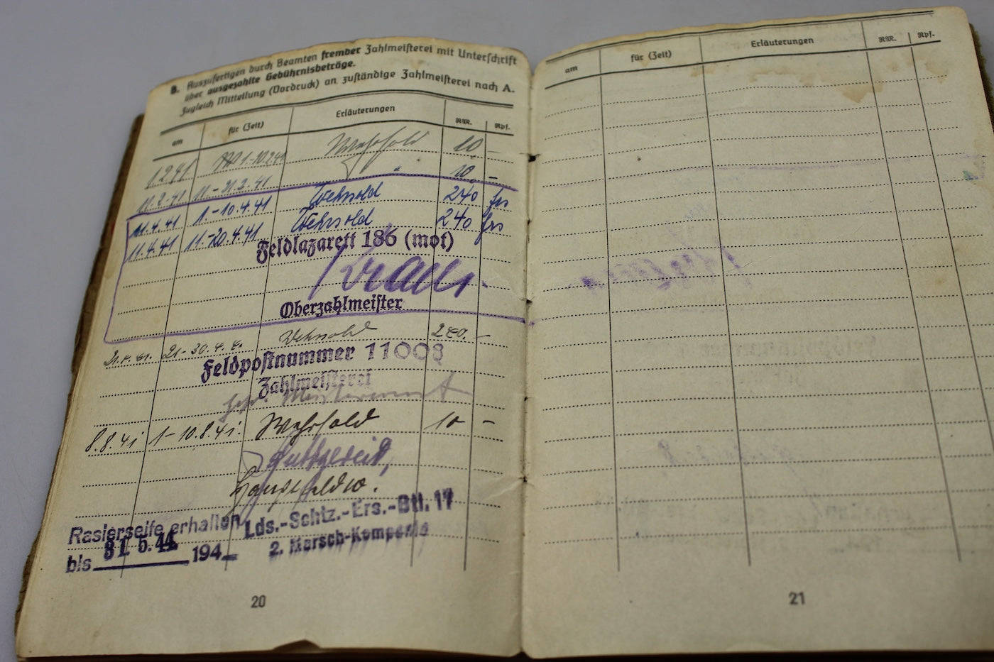 Soldbuch Heer WW2