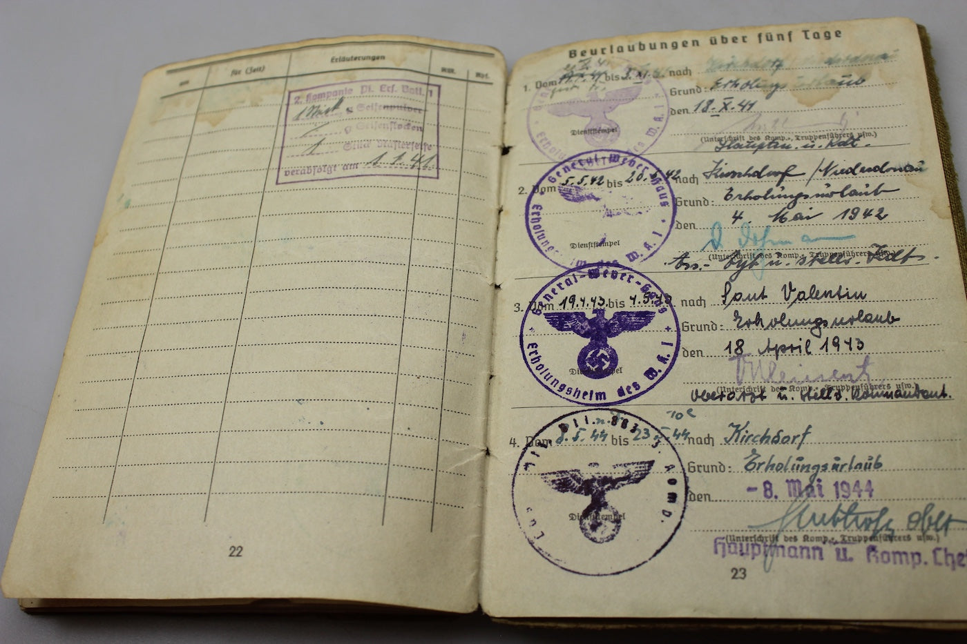 Soldbuch Heer WW2, foto 14