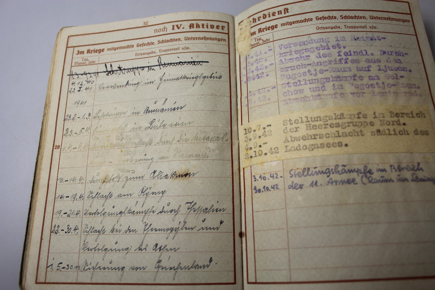 Wehrpass Gebirgsjager 1939-45