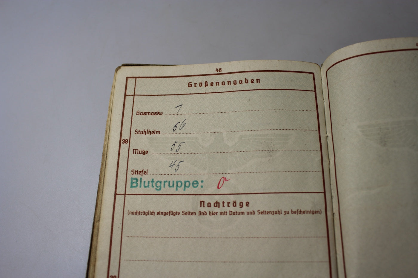 Wehrpass Gebirgsjager 1939-45