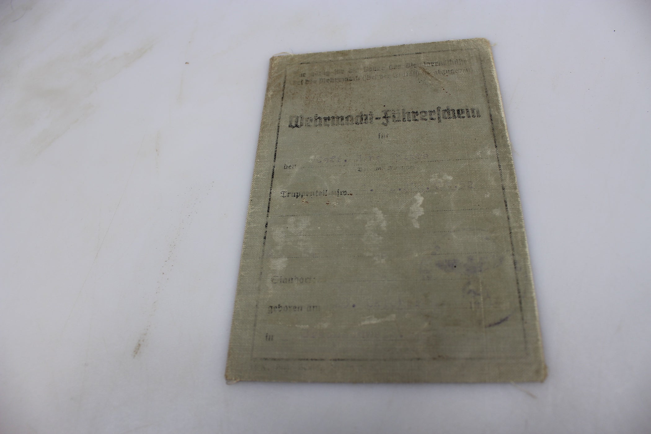 Arbeitsbuch, altri documenti e due foto unica persona