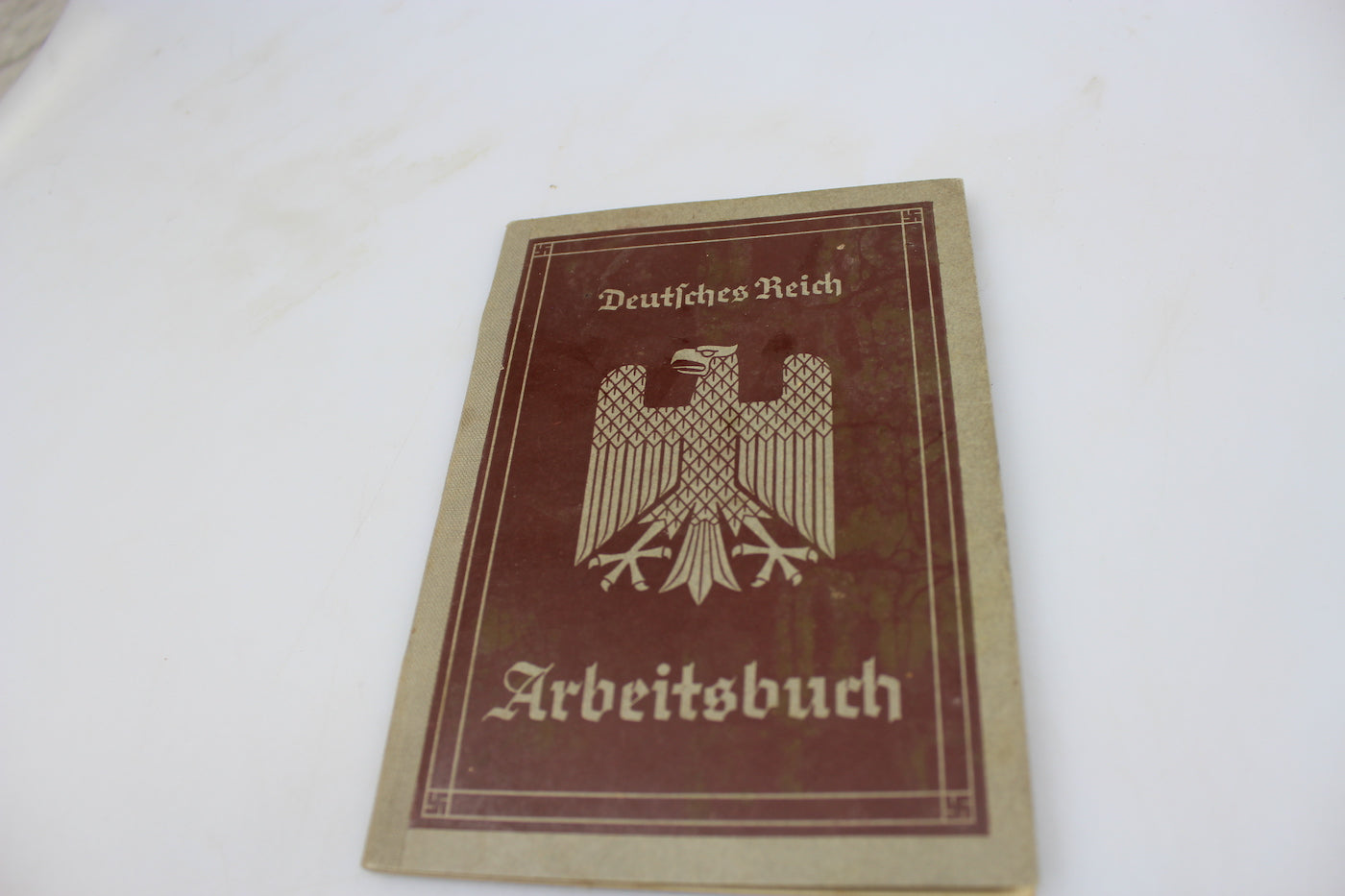 Arbeitsbuch, altri documenti e due foto unica persona