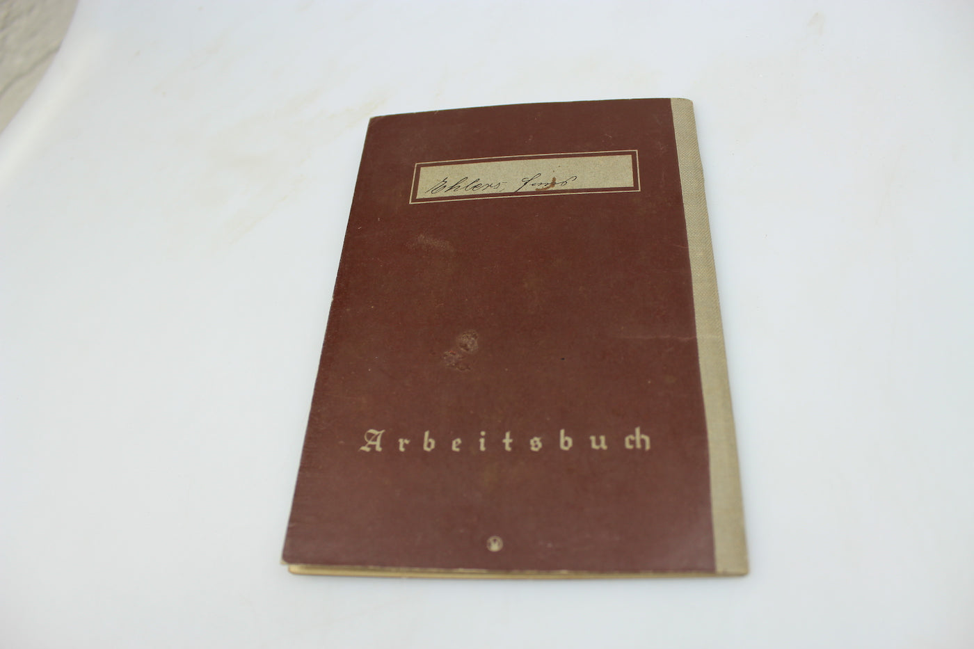 Arbeitsbuch, altri documenti e due foto unica persona