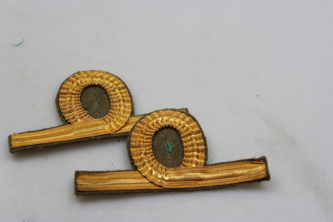 Coppia gradi M.34 Ufficiale REI WW 2
