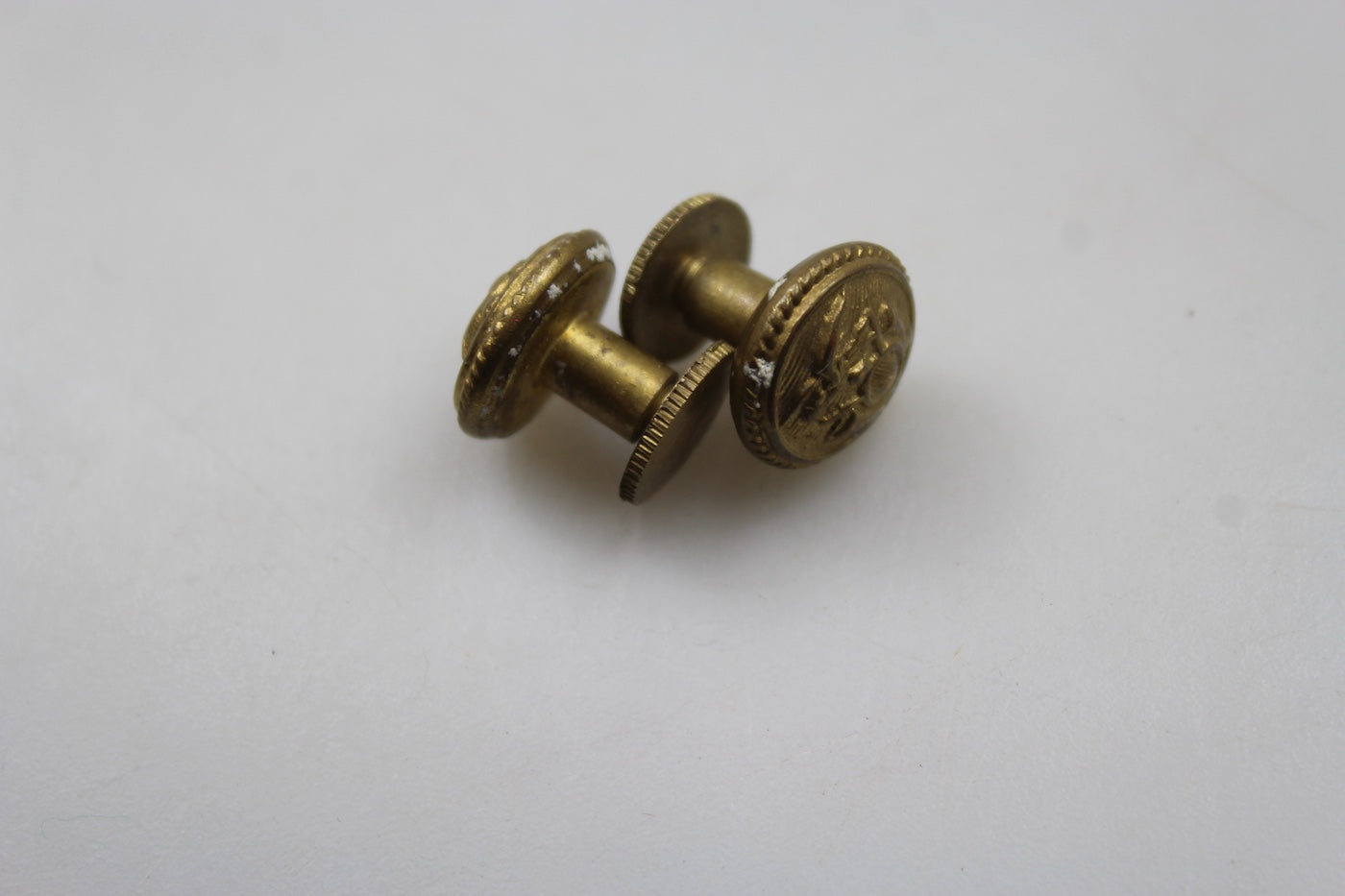 Coppia bottoni spalline Ufficiale Alpini REI WW2