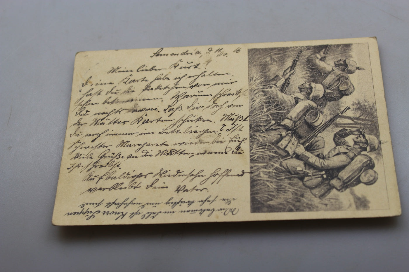 Cartolina postale Tedesca WW 1