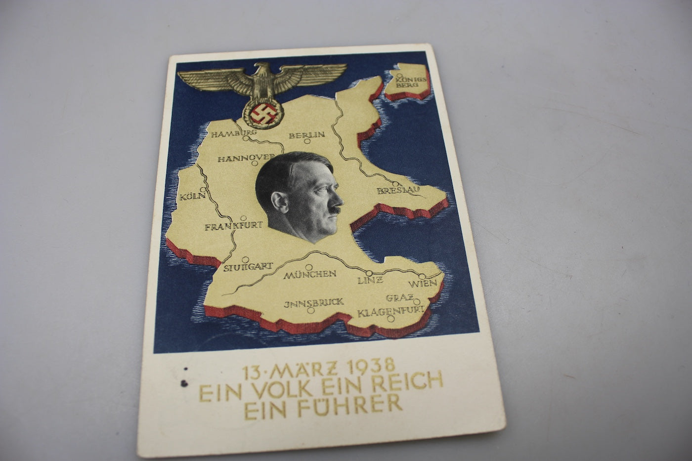 Cartolina postale 13 Marzo 1938 - Annessione Austria al III° Reich