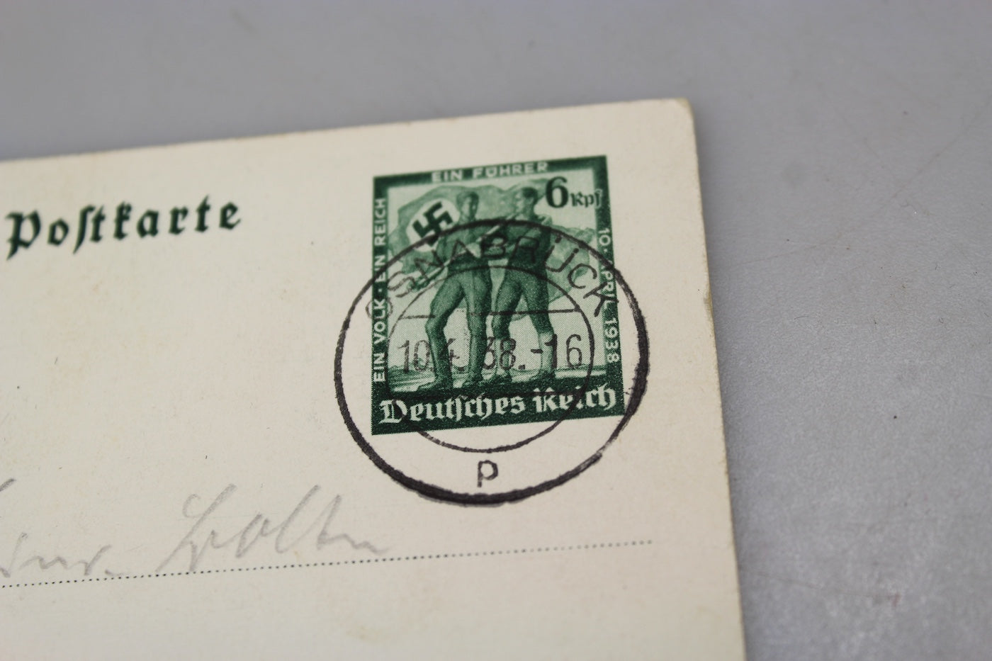 Cartolina postale 13 Marzo 1938 - Annessione Austria al III° Reich, foto 3