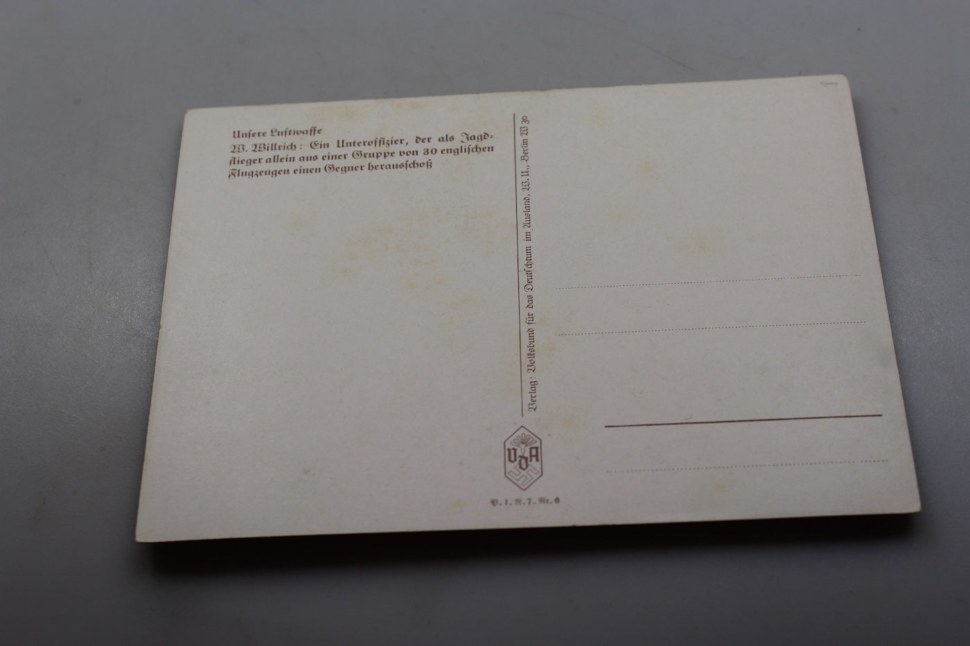 Cartolina postale Willrich "Unsere Luftwaffe"