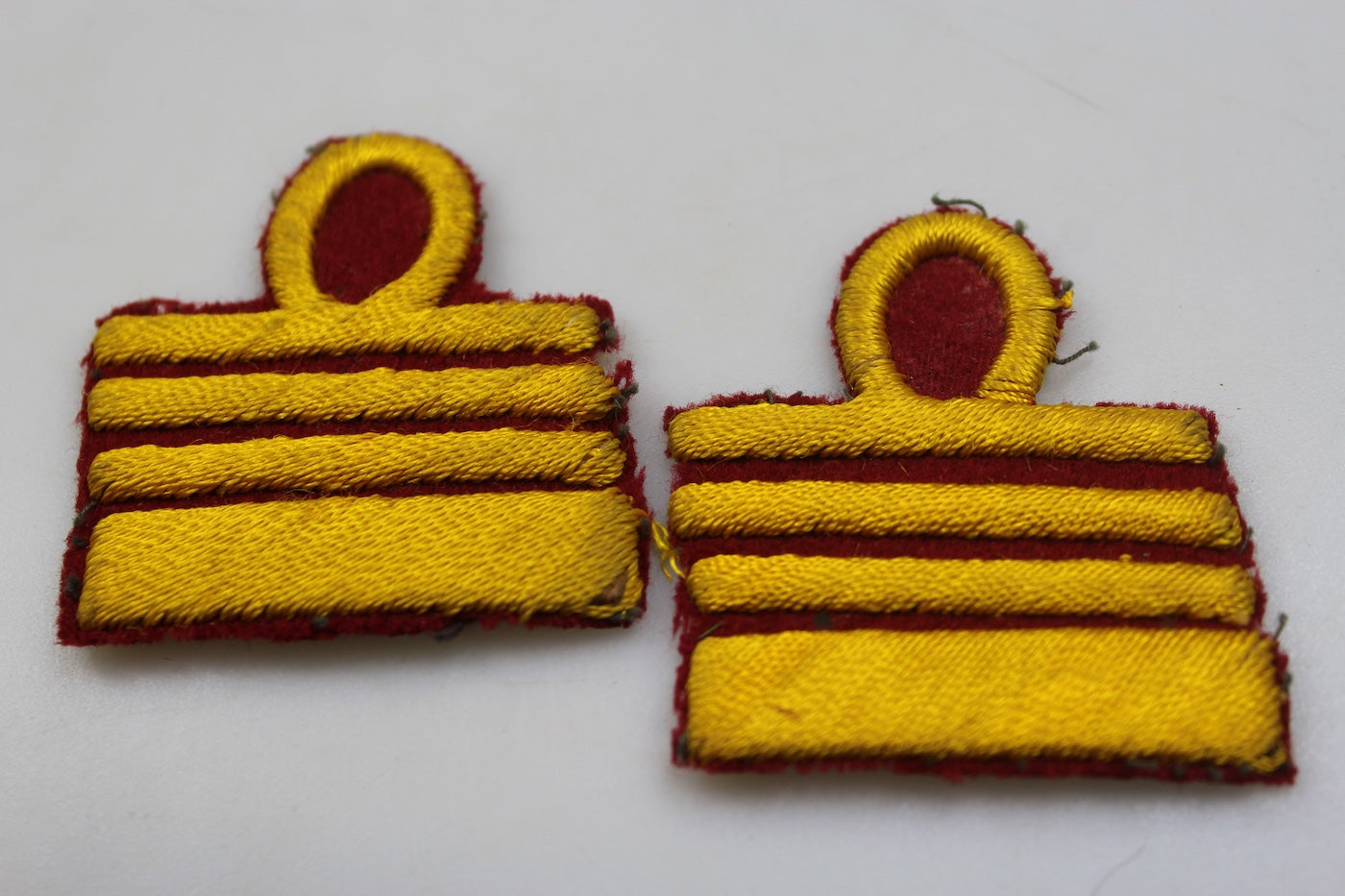 Coppia gradi ridotti Colonnello Comandante REI WW2
