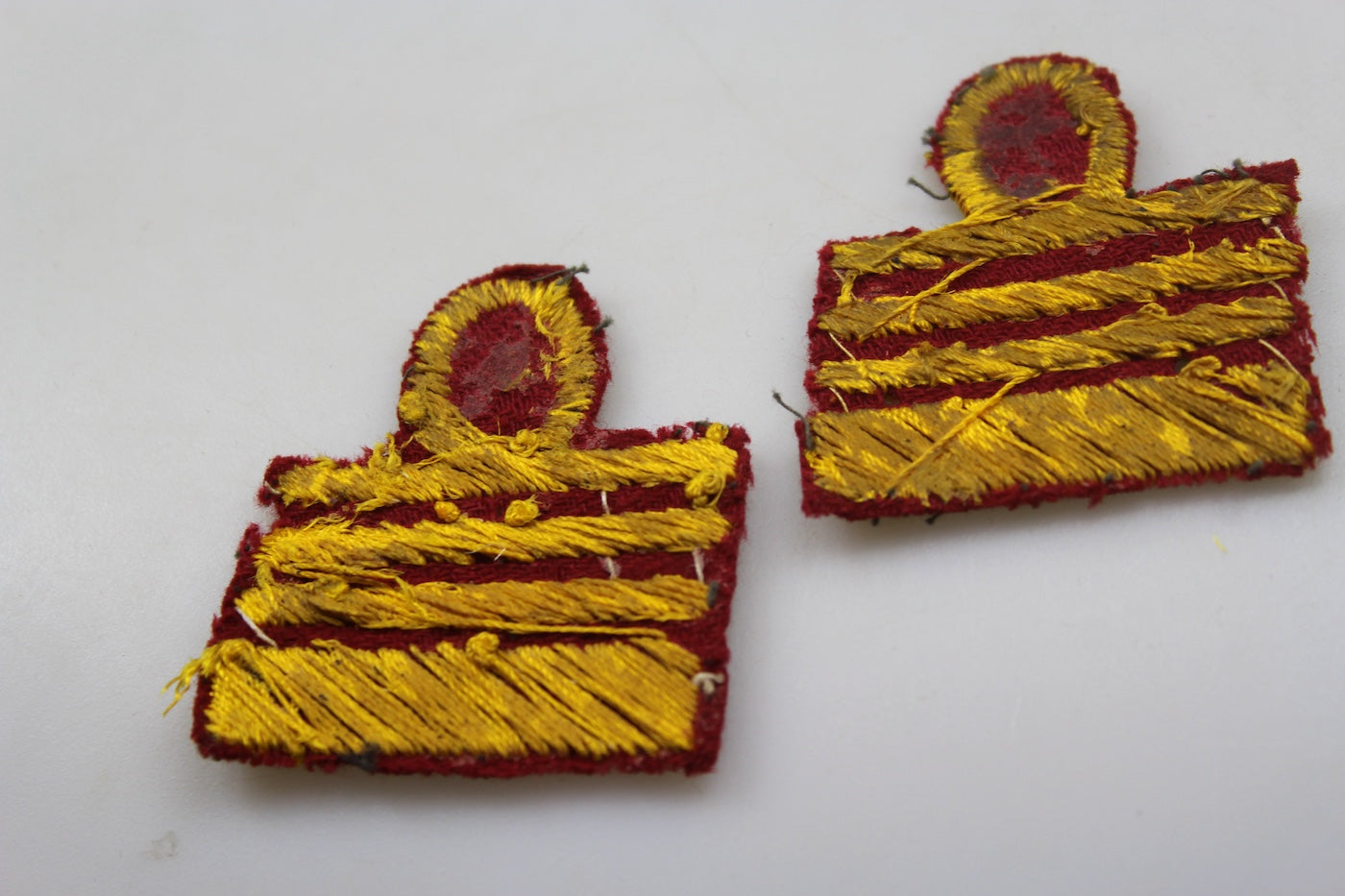 Coppia gradi ridotti Colonnello Comandante REI WW2