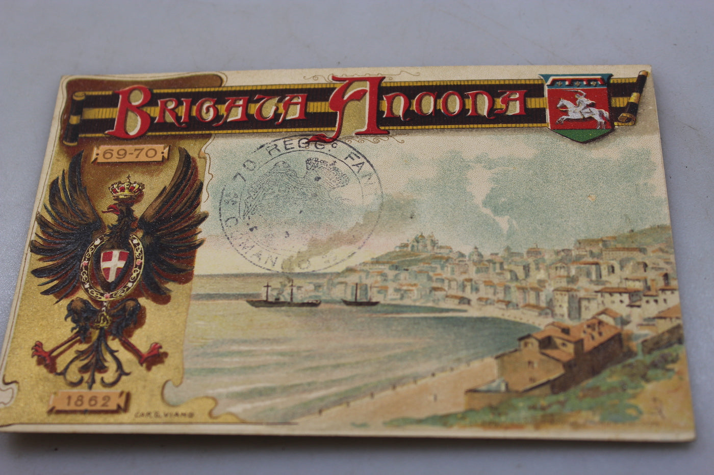 Cartolina postale "Reggimento Ancona"
