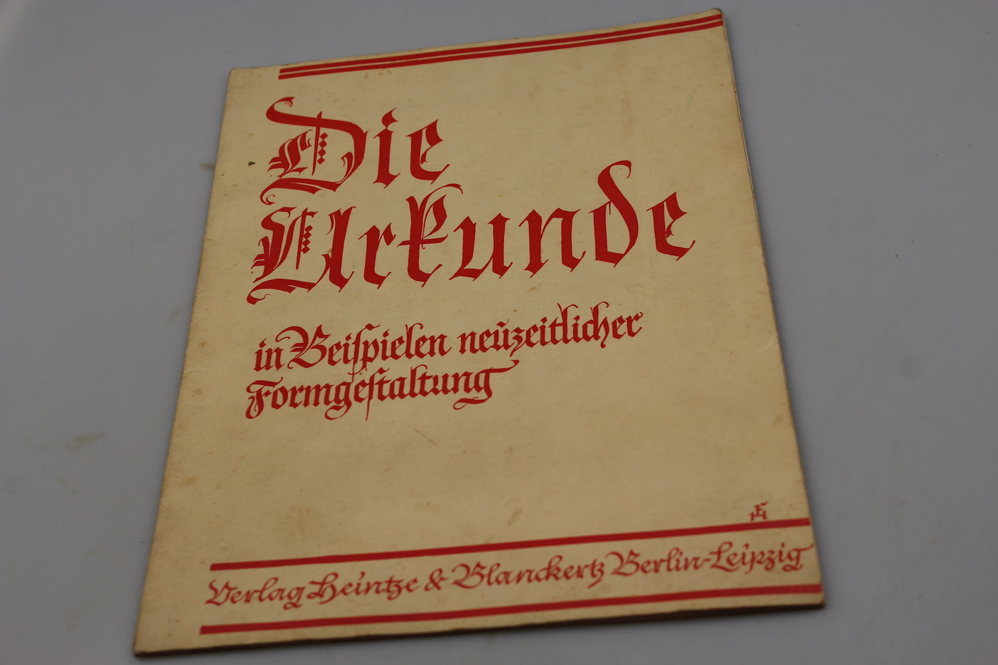 "Die Urkunde" catalogo anni 30'