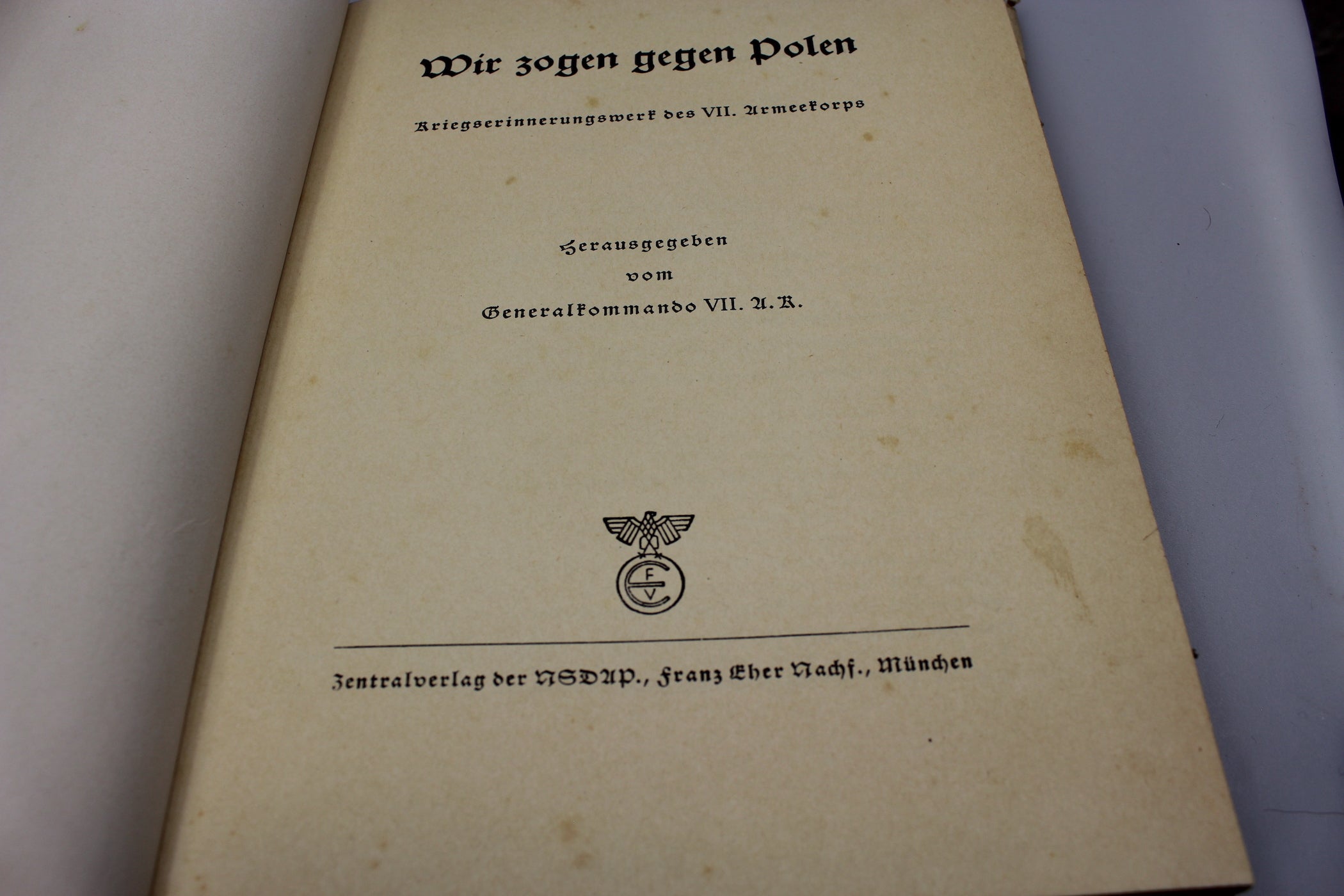 " Wir Zogen gegen Polen" -1940- Generalkommando VII