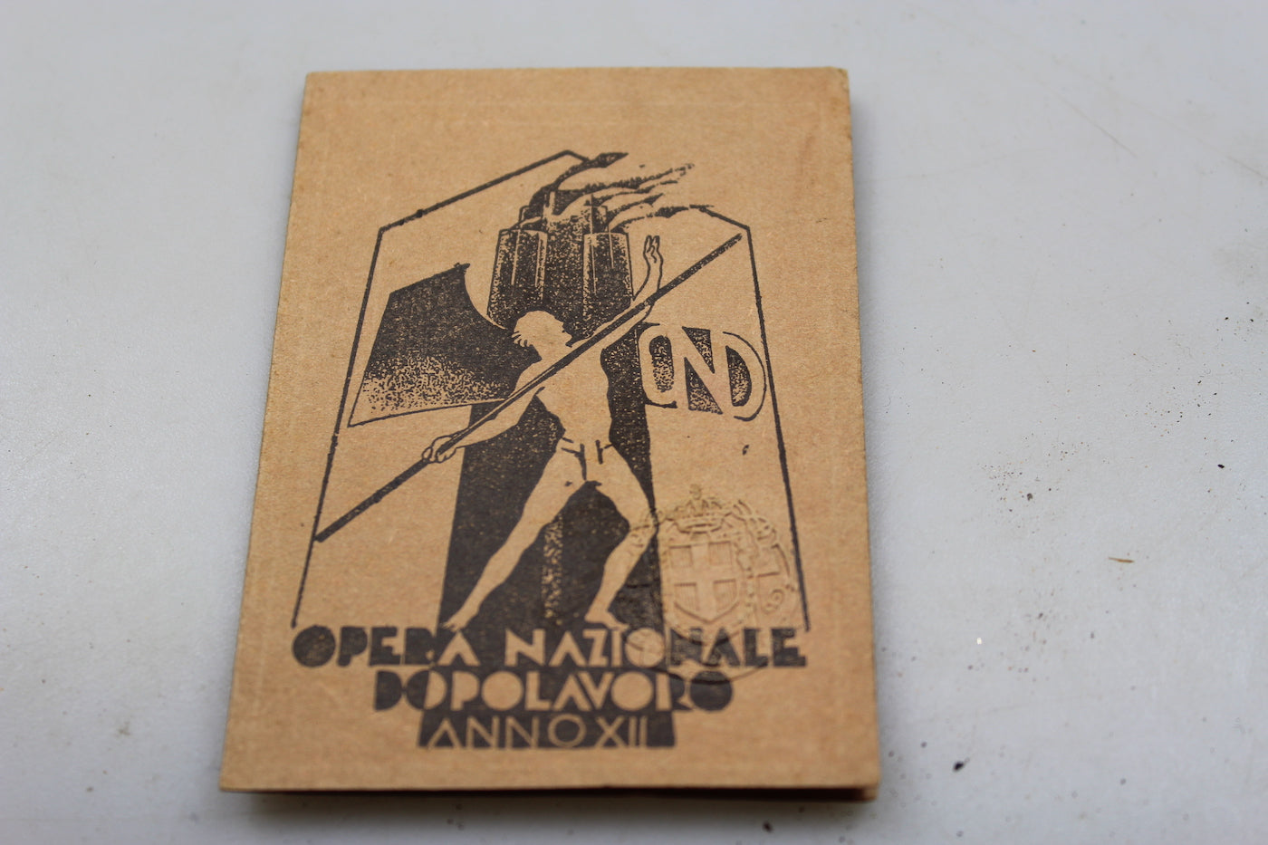 Tessera OND anno XII° EF