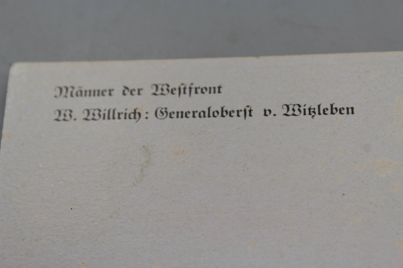Cartolina postale Willrich "Manner der Westfront"