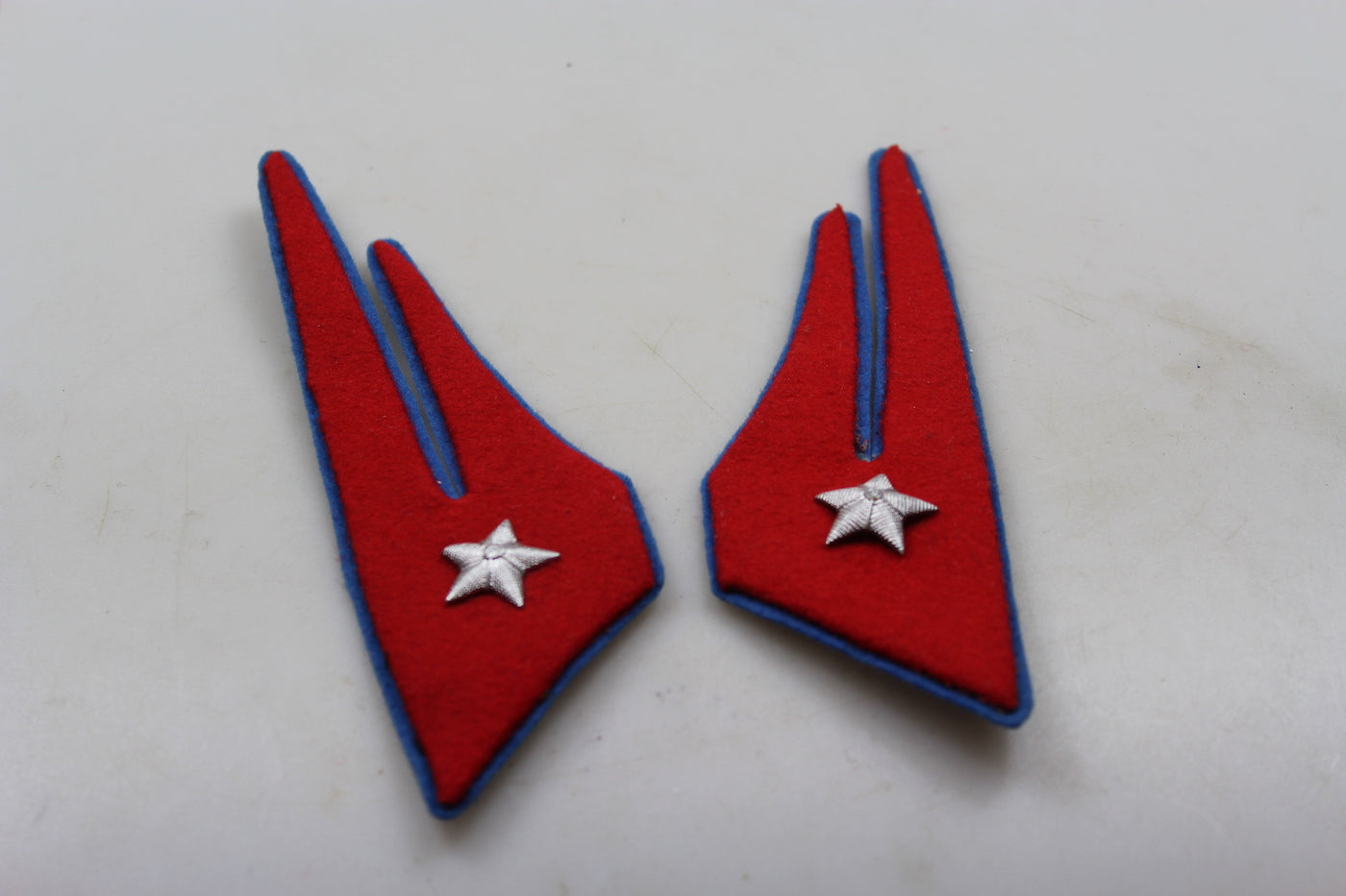 Coppia mostrine M.34 Ufficiale REI WW 2