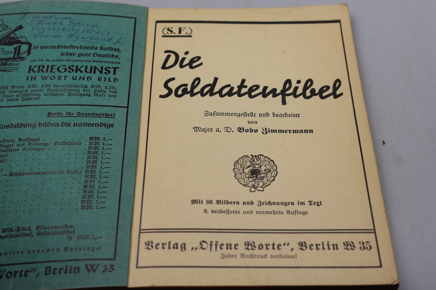 "Die Soldatenfibel"  Manuale