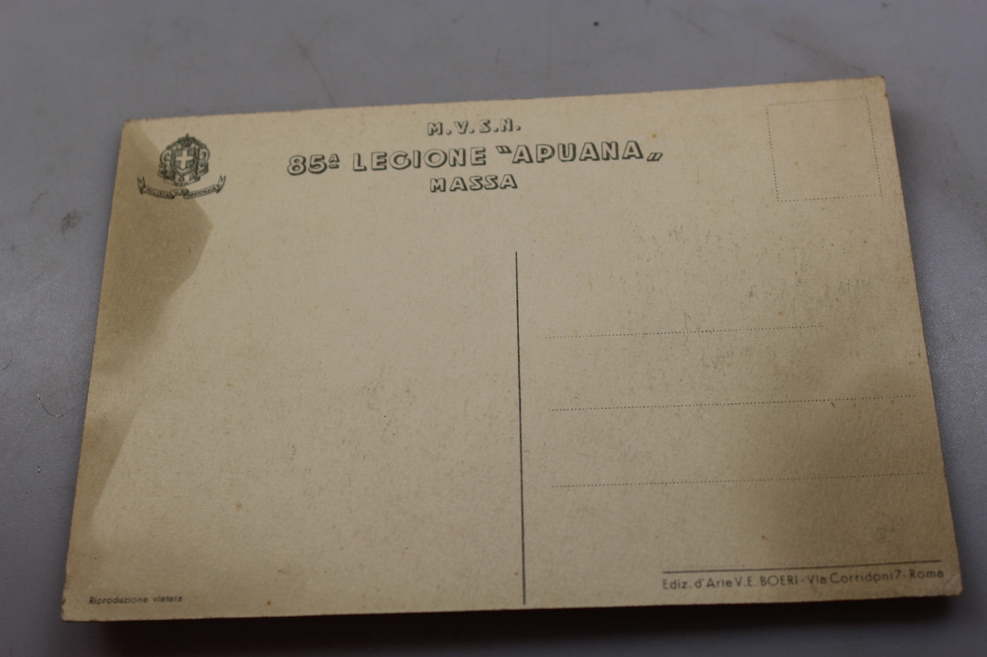 Cartolina postale MVSN