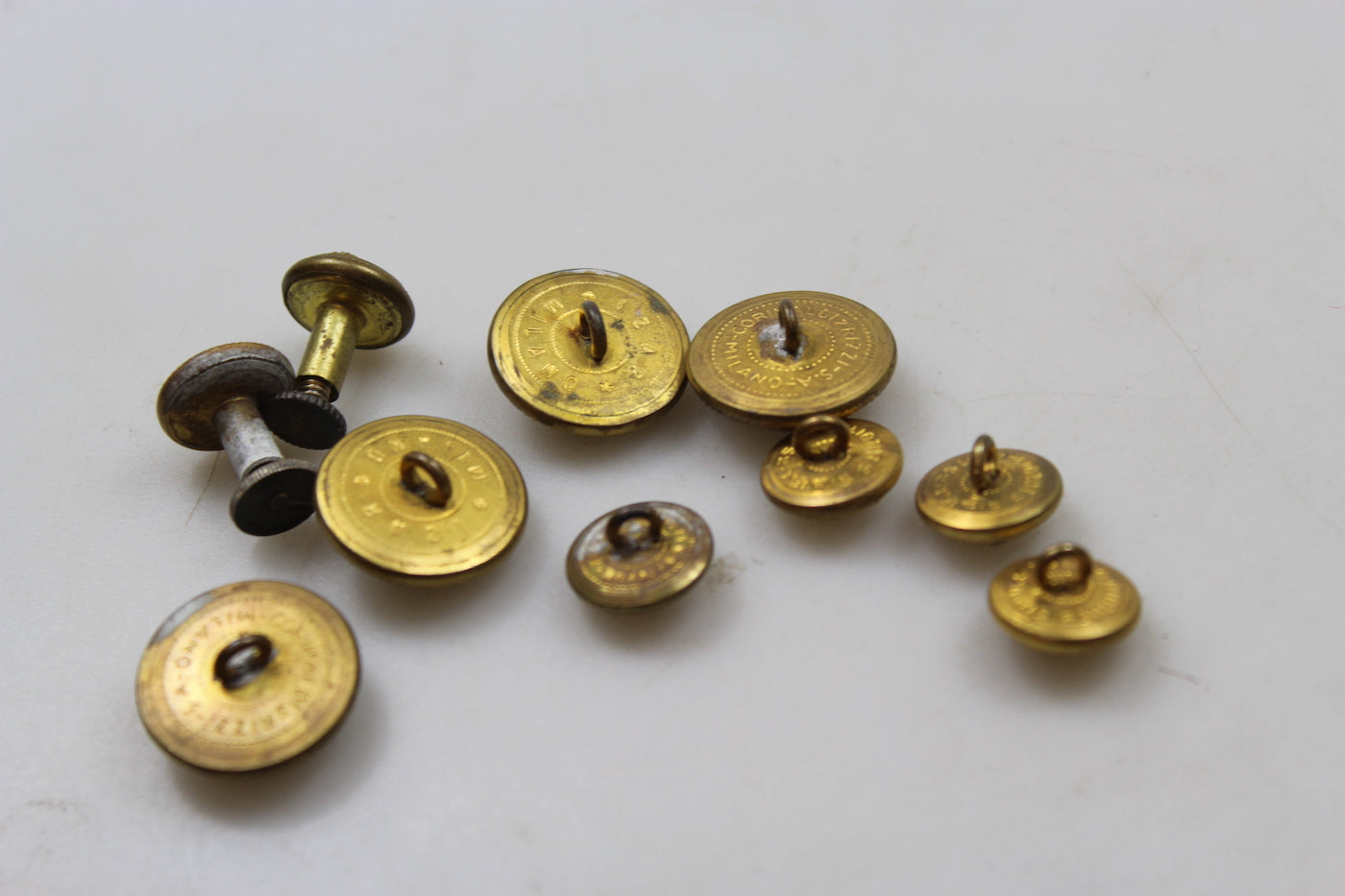 Set bottoni giacca M.34 Ufficiale REI WW 2