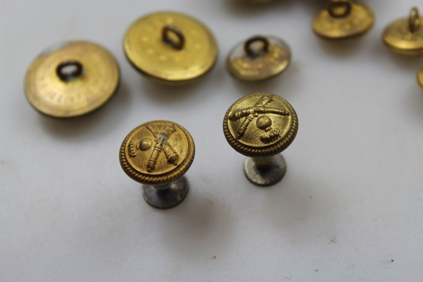Set bottoni giacca M.34 Ufficiale REI WW 2