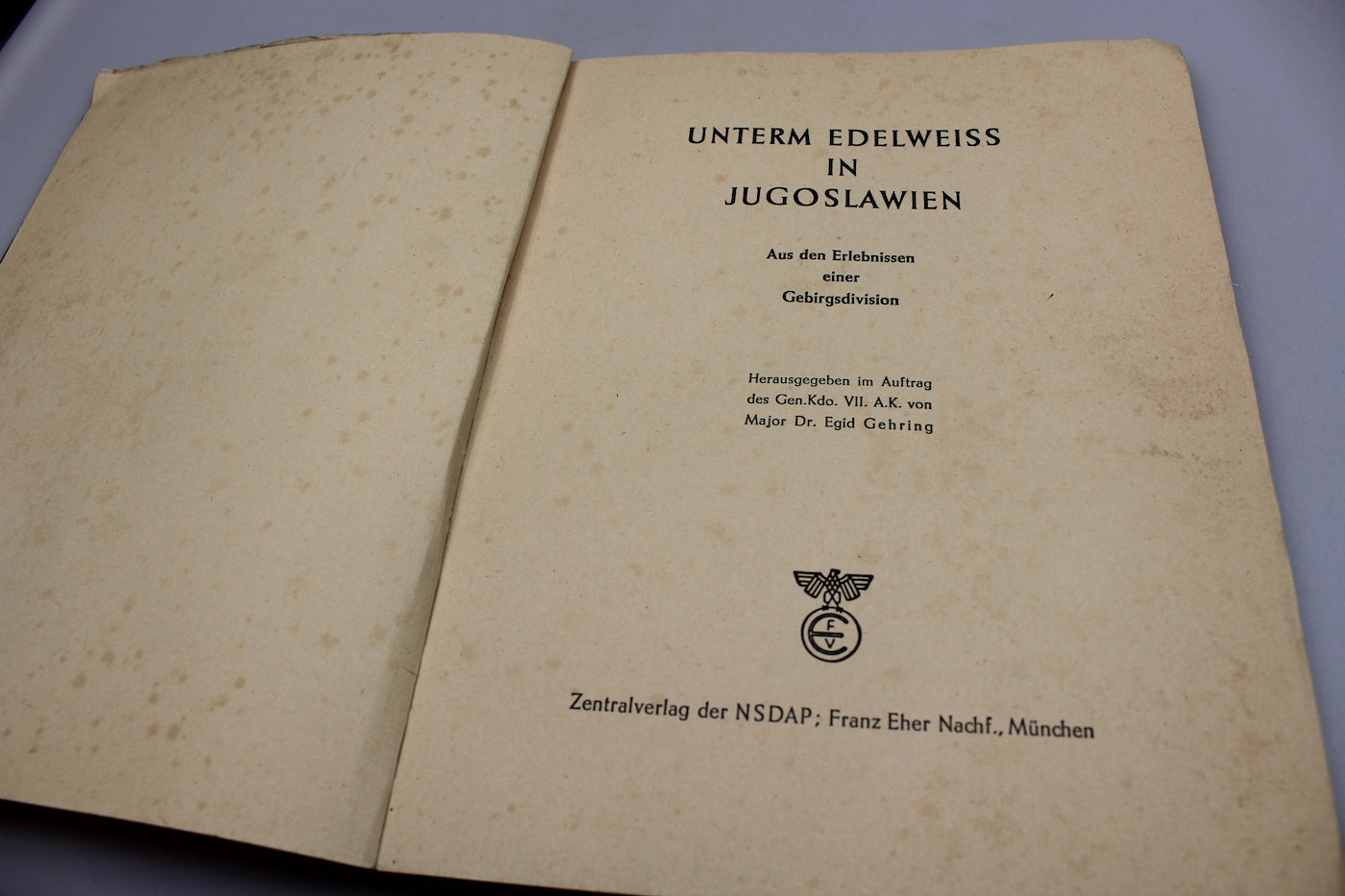 " Unserm Edelweiss in Yugoslavien "