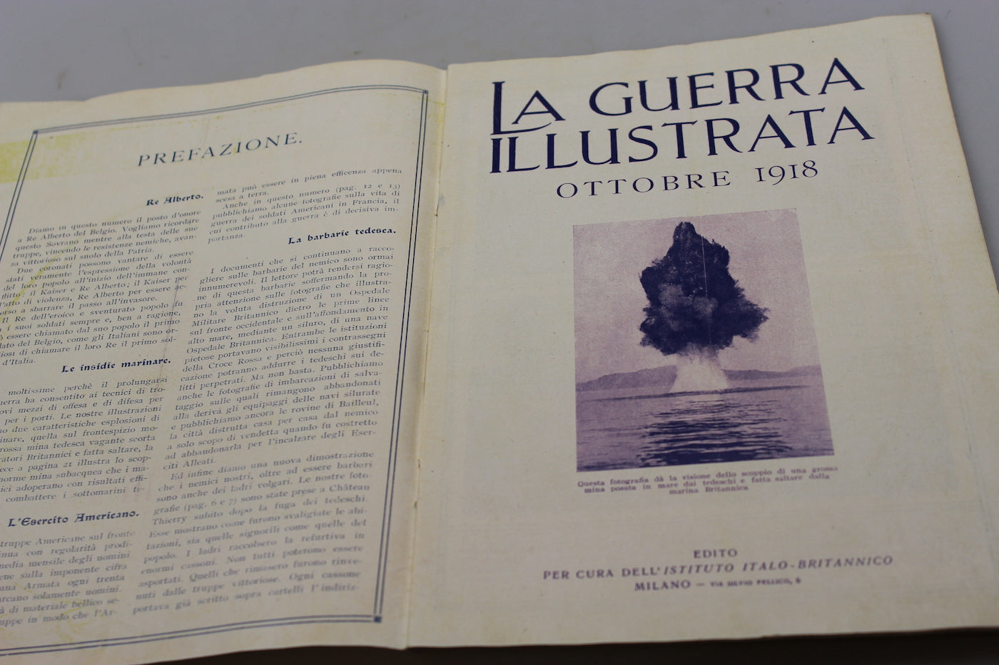 "La guerra illustrata" Ottobre 1918