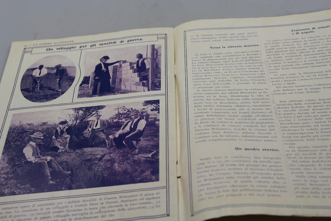 "La guerra illustrata" Ottobre 1918