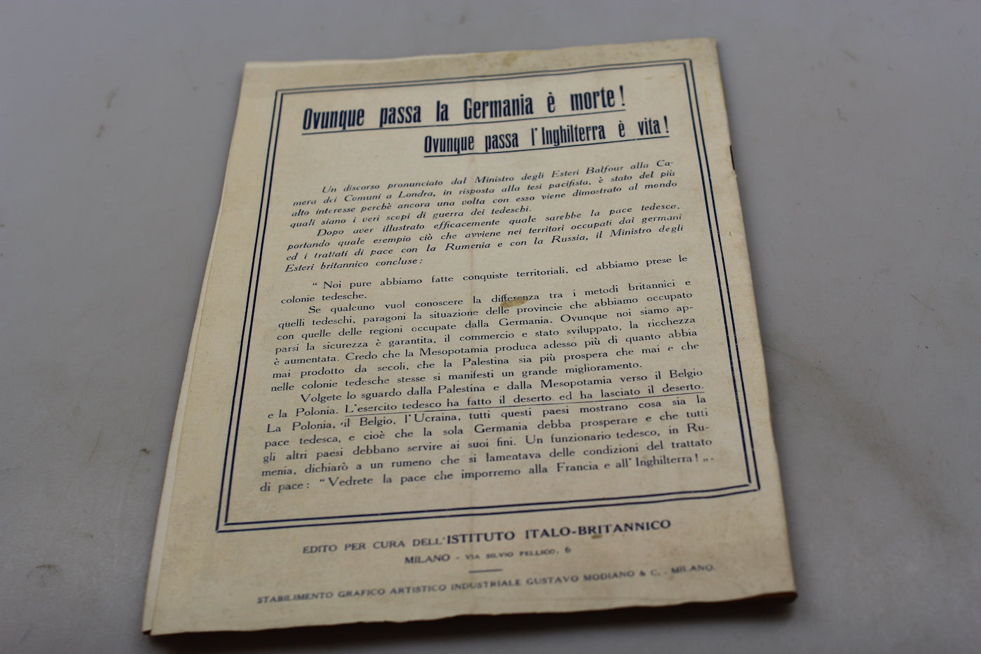 "La guerra illustrata" Ottobre 1918
