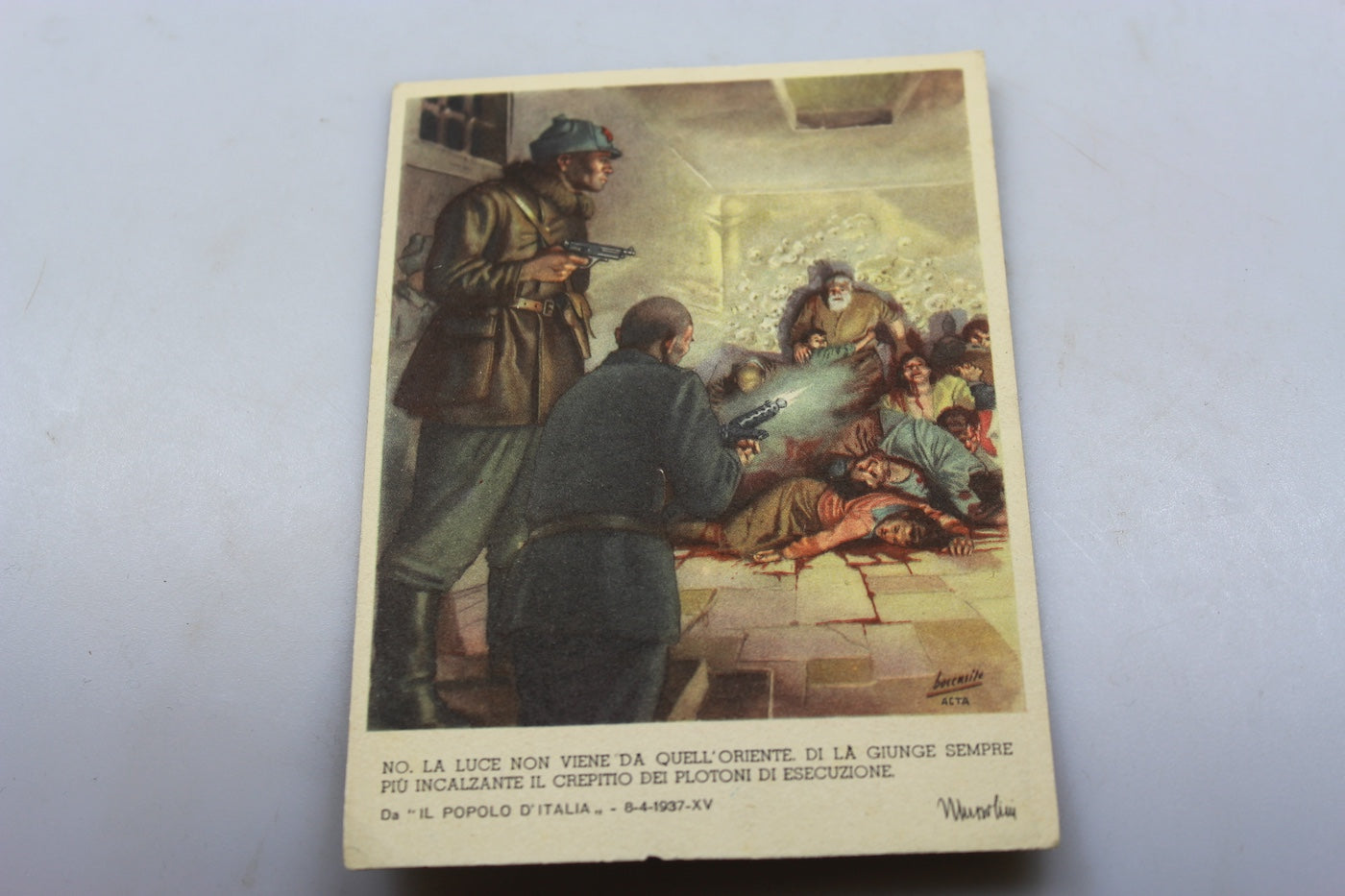 Cartolina postale PNF anti-bolscevica