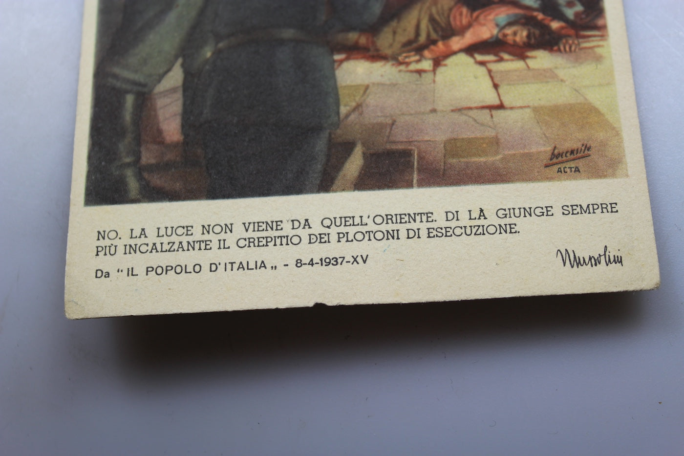 Cartolina postale PNF anti-bolscevica