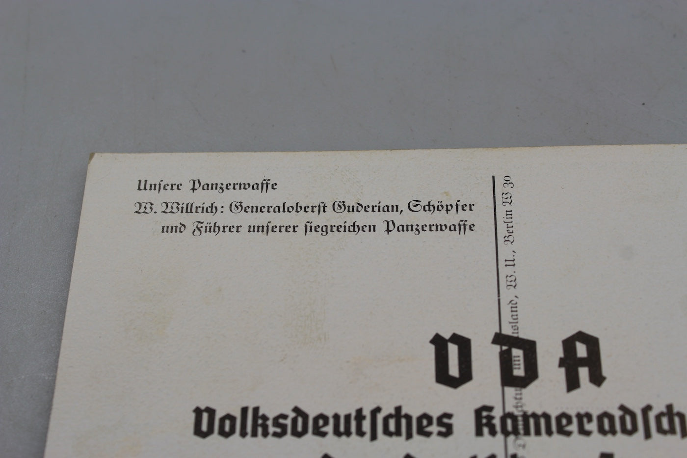 Cartolina postale Willrich "Gneraloberst Guderian"