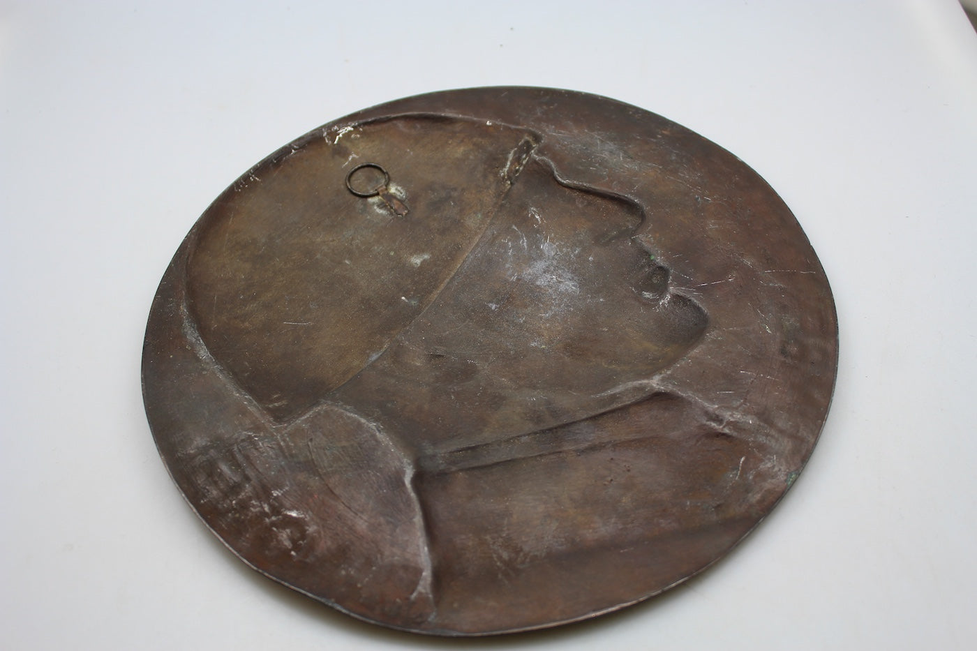 Placca murale in bronzo " Umberto di Savoia Principe di Piemonte"
