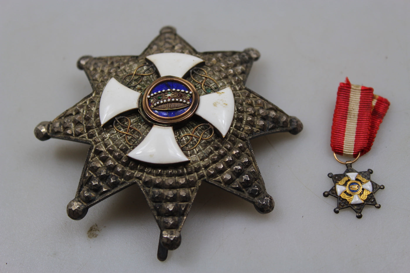 Placca Commendatore Ordine Corona d'Italia VE III