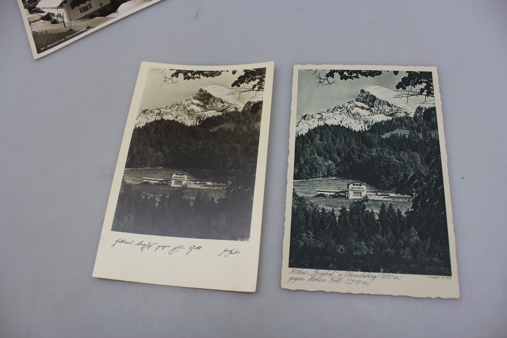 # 7 cartoline postali raffiguranti differenti scorci del Berghof