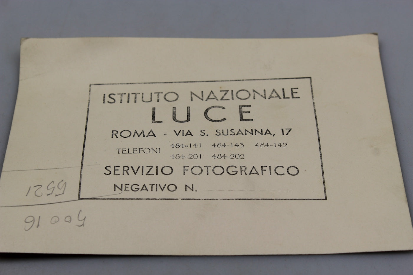 Foto agenzia "Luce"