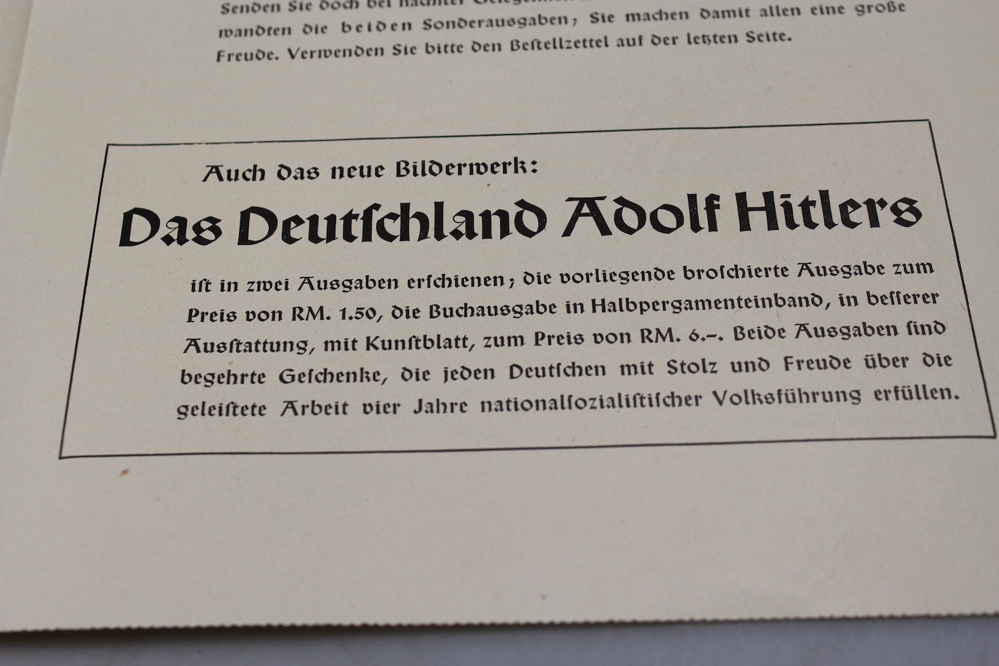 Brochure "Illustrierten Beobachter"