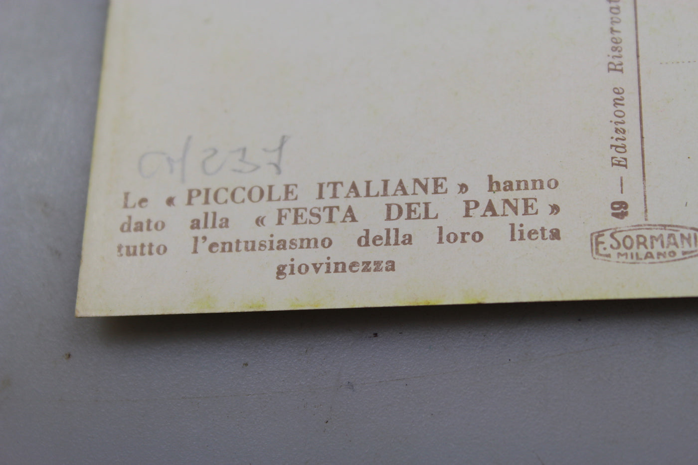 Cartolina postale "Piccole Italiane"
