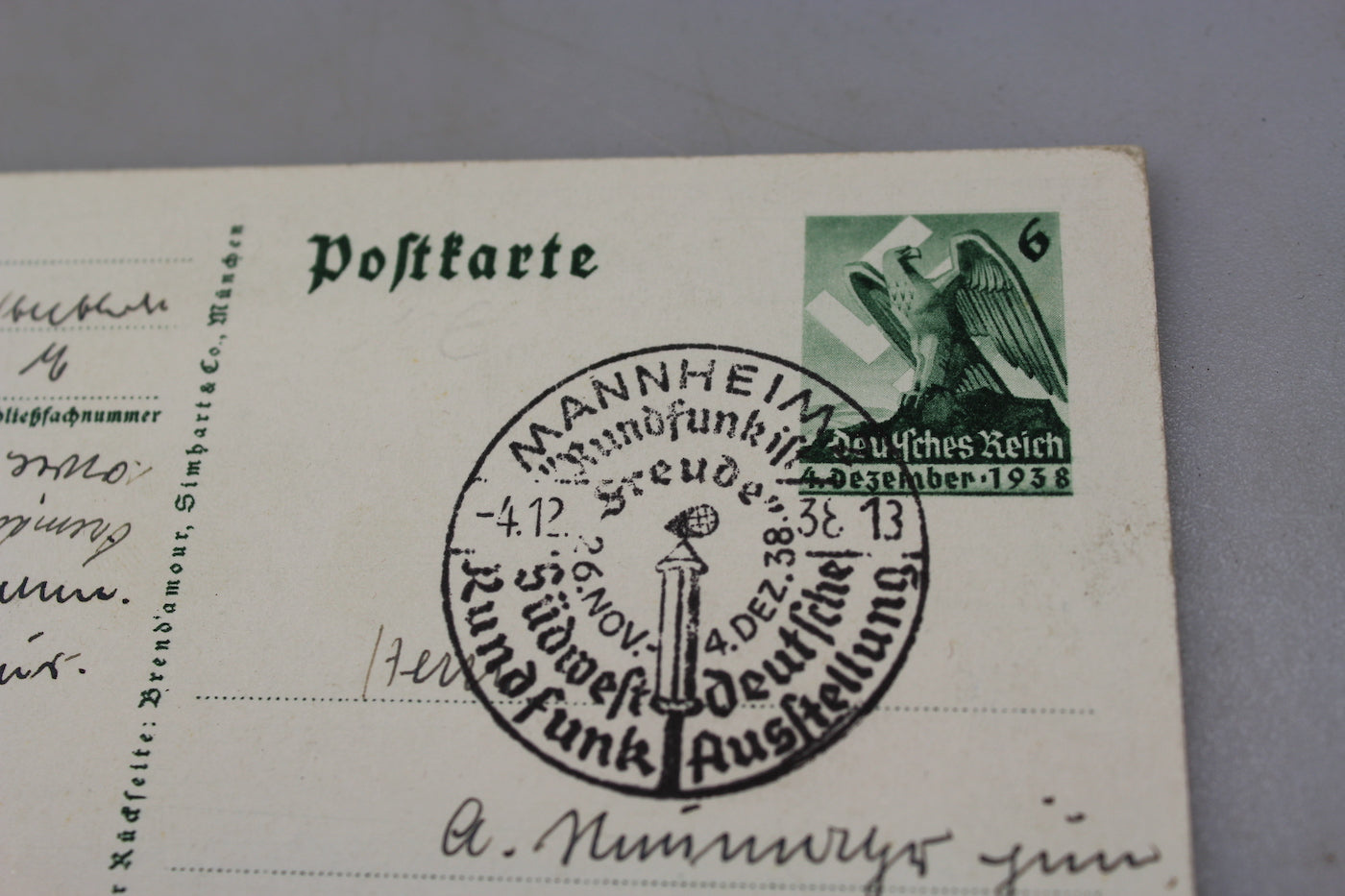 Cartolina "1 Ottobre 1938"