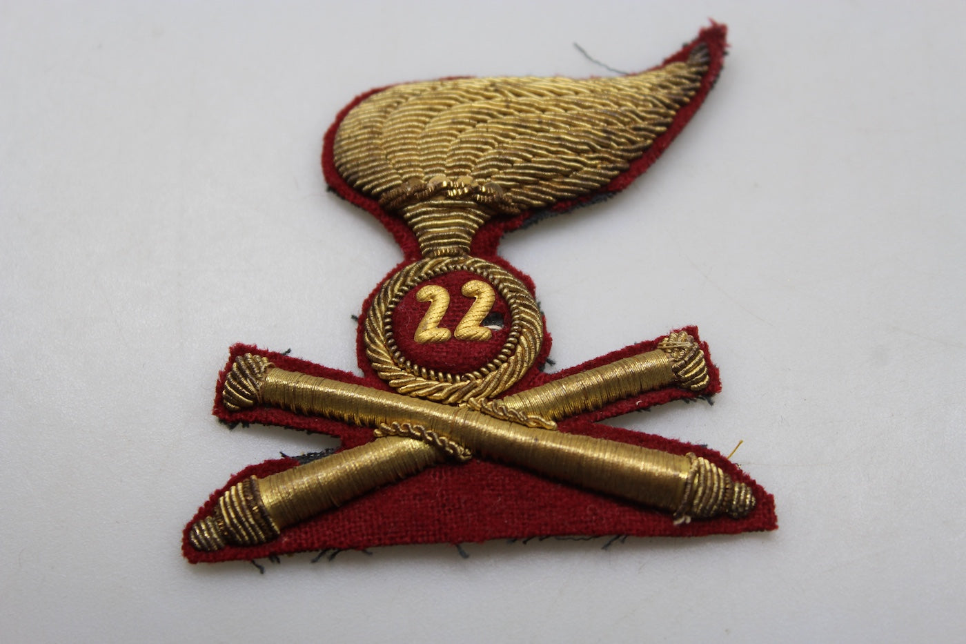 Fregio per Berretto M.34 da Colonnello Comandante REI WW 2