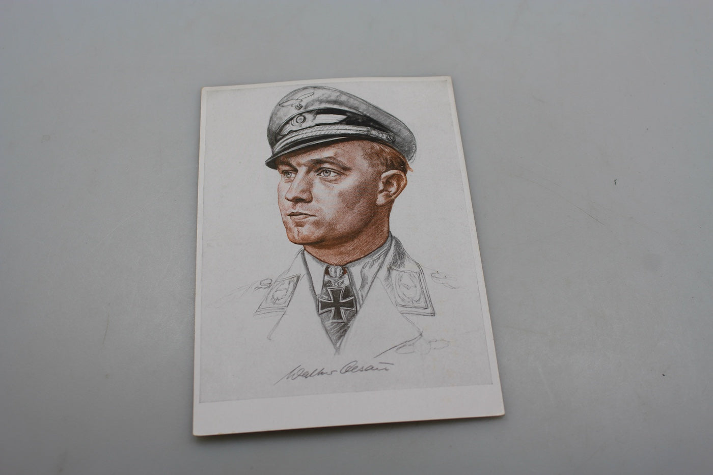 Cartolina postale Willrich -“Major Useau”