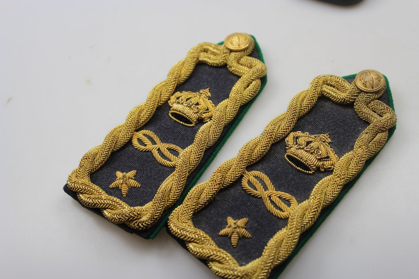 Coppia spalline Ufficiale Regia Areonautica WW2