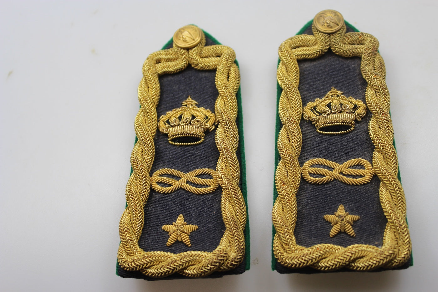 Coppia spalline Ufficiale Regia Areonautica WW2
